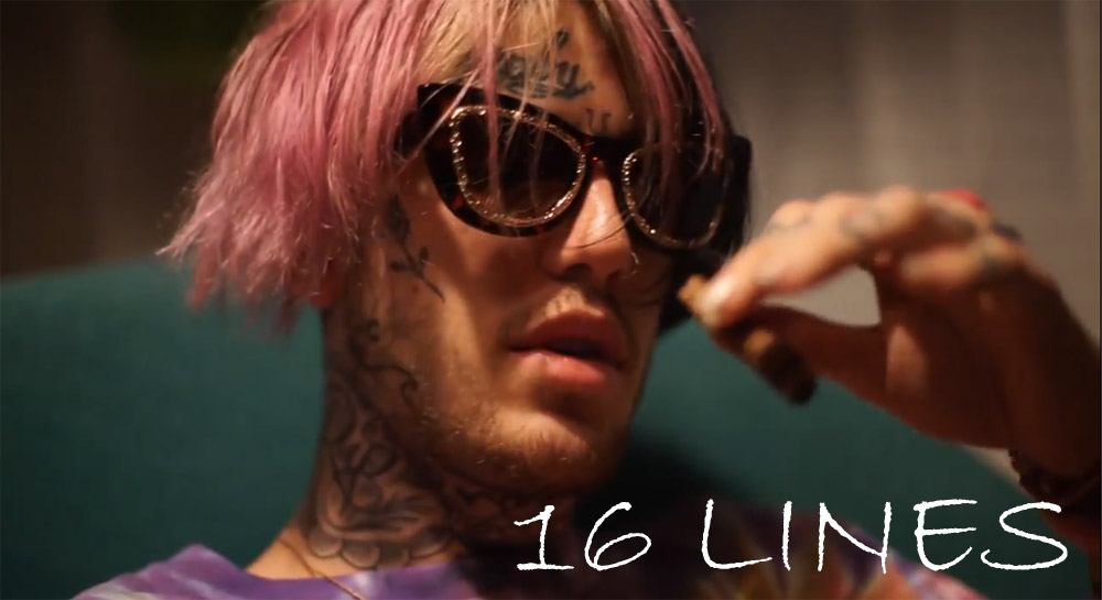 LiL PEEP - клип 16 Lines