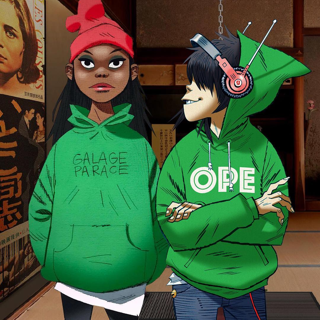 Gorillaz – Garage Palace (Visualiser)