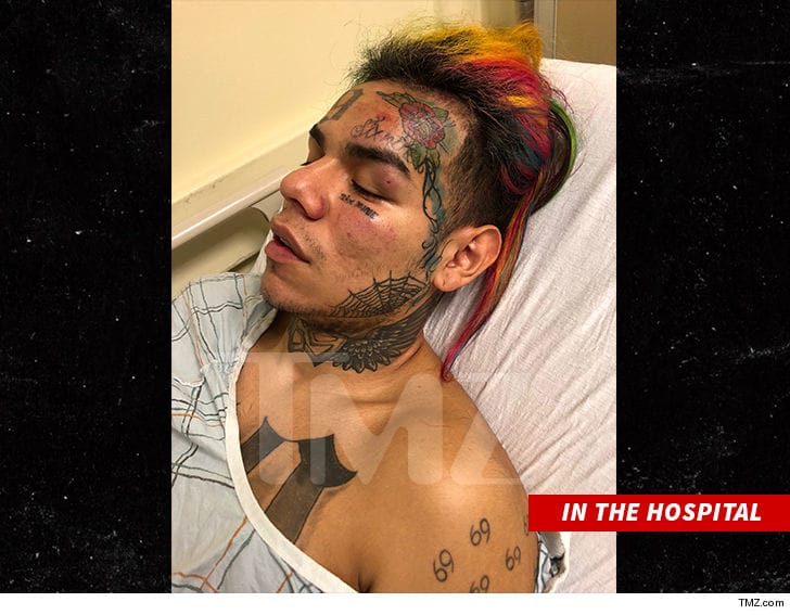 На Tekashi 6ix9ine совершено нападение. Рэпер госпитализирован